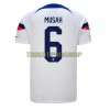 Original Fußballtrikot USA Yunus MUSAh 6 Heimtrikot WM 2022 Für Herren